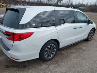 2024 Honda Odyssey EX-L with VIN 5FNRL6H66RB003316, listed as a IAAI auction lot 41304872 with 12,810 mi miles and . Bid and sale history available at DreamBid. Image 4.