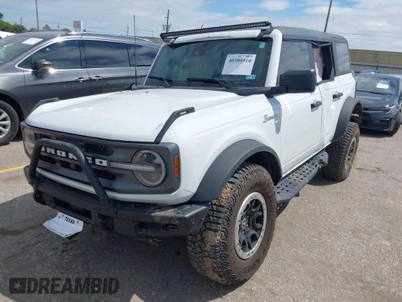 2022 Ford Bronco with VIN 1FMEE5DP1NLB31354, listed as a IAAI auction lot 40300510 with 8,980 mi miles. Bid and sale history available at carsss.com. Image 16.