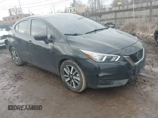 2021 Nissan Versa SV with VIN 3N1CN8EV0ML862809, listed as a IAAI auction lot 41715850 with 68,385 mi miles. Bid and sale history available at carsss.com. Image 1.
