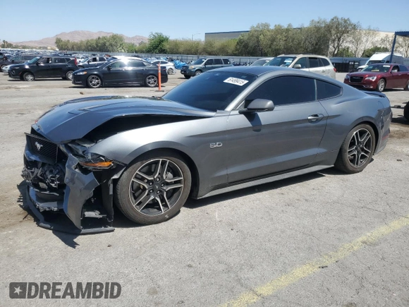 2022 Ford Mustang GT with VIN 1FA6P8CF0N5118585, listed as a Copart auction lot 61499415 with 60,608 mi miles and Salvage title. Bid and sale history available at DreamBid. Image 1.