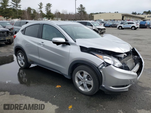 2016 Honda HR-V EX-L w/Navi with VIN 3CZRU6H75GM726387, listed as a Copart auction lot 50386725 with 61,916 mi miles and Salvage Title. Bid and sale history available at carsss.com. Image 4.