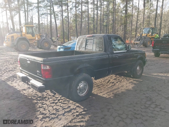2002 Ford Ranger XL with VIN 1FTYR10D02TA08408, listed as a IAAI auction lot 41599063 with 248,040 mi miles. Bid and sale history available at carsss.com. Image 4.