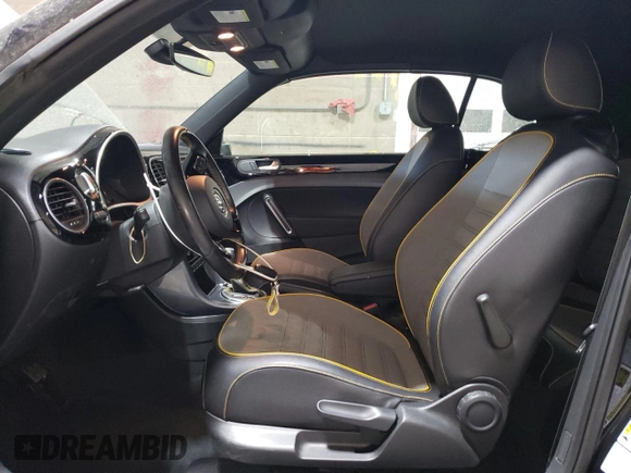 2017 Volkswagen Beetle with VIN 3VWT17AT2HM816046, listed as a Copart auction lot 77377274 with 27,948 mi miles and Salvage Title. Bid and sale history available at DreamBid. Image 7.
