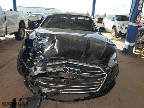 2018 Audi A5 Cabriolet Premium with VIN WAUWNGF59JN006131, listed as a Copart auction lot 76838834 with NaN miles and Salvage Title. Bid and sale history available at carsss.com. Image 5.