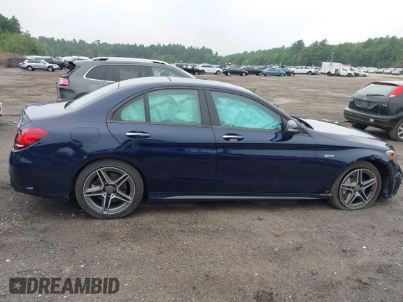 2020 Mercedes-Benz C 43 AMG with VIN W1KWF6EB0LR596187, listed as a IAAI auction lot 42644855 with 64,260 mi miles and . Bid and sale history available at DreamBid. Image 13.