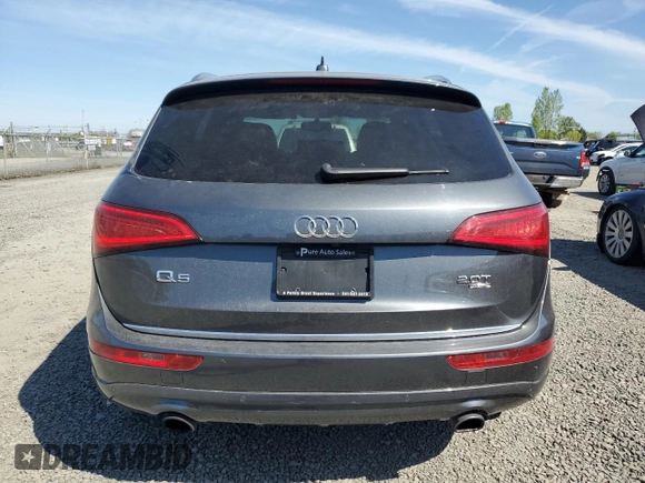 2015 Audi Q5 Premium Plus with VIN WA1LFAFP9FA020198, listed as a Copart auction lot 51111435 with 100,348 mi miles and Clean Title. Bid and sale history available at carsss.com. Image 6.