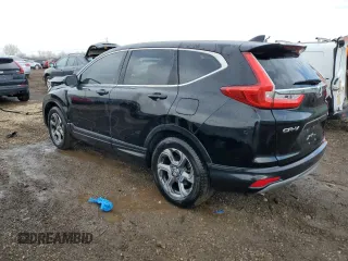 2019 Honda CR-V EX-L with VIN JHLRW2H88KX019694, listed as a Copart auction lot 46899205 with 43,403 mi miles and Salvage Title. Bid and sale history available at DreamBid. Image 2.