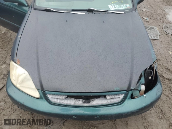 1999 Honda Civic EX with VIN 1HGEJ8242XL078968, listed as a Copart auction lot 72958544 with 269,009 mi miles and Salvage Title. Bid and sale history available at carsss.com. Image 11.