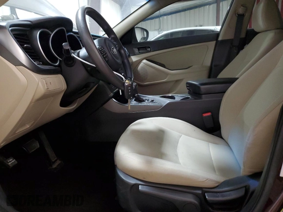 2015 Kia Optima LX with VIN 5XXGM4A7XFG466595, listed as a Copart auction lot 59190135 with 102,847 mi miles and Salvage title. Bid and sale history available at DreamBid. Image 7.