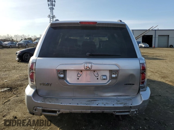 2006 Honda Pilot EX-L with VIN 2HKYF18756H561718, listed as a Copart auction lot 51080785 with 148,297 mi miles and Salvage Title. Bid and sale history available at DreamBid. Image 6.