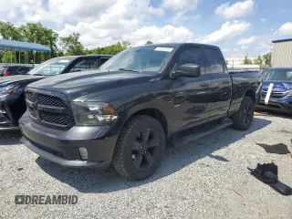 2019 Ram 1500 Express with VIN 1C6RR6FT6KS552375, listed as a Copart auction lot 54597235 with 120,350 mi miles and Salvage title. Bid and sale history available at DreamBid. Image 1.