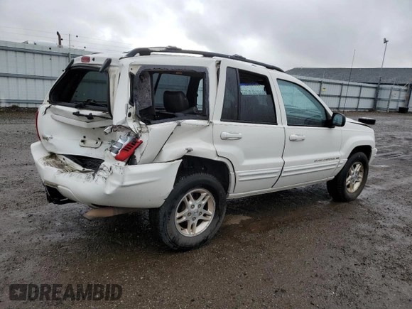1999 Jeep Grand Cherokee Limited with VIN 1J4GW68N8XC707284, listed as a Copart auction lot 75548953 with 153,154 mi miles and Clean Title. Bid and sale history available at carsss.com. Image 3.