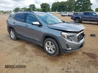 2020 GMC Terrain SLE with VIN 3GKALMEV8LL180783, listed as a Copart auction lot 60984115 with 125,021 mi miles and Salvage title. Bid and sale history available at DreamBid. Image 4.