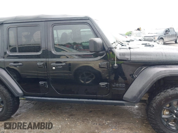 2021 Jeep Wrangler Unlimited Sport S with VIN 1C4HJXDN0MW678801, listed as a IAAI auction lot 42211815 with 96,849 mi miles and . Bid and sale history available at DreamBid. Image 13.
