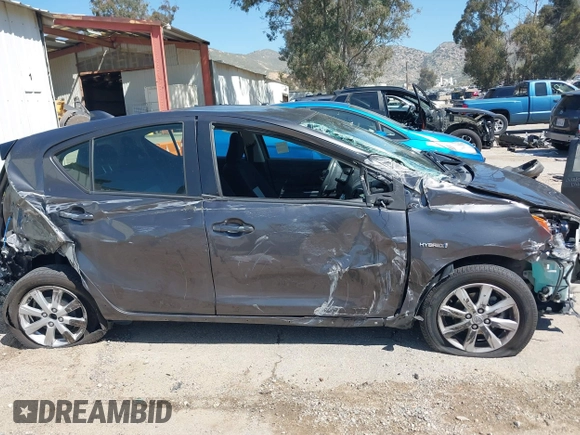 2017 Toyota Prius One with VIN JTDKDTB37H1596039, listed as a IAAI auction lot 41868009 with 124,585 mi miles and . Bid and sale history available at DreamBid. Image 14.