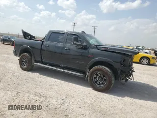 2021 Ram 2500 Laramie with VIN 3C6UR5FL4MG661383, listed as a Copart auction lot 53683515 with 100,780 mi miles and Salvage title. Bid and sale history available at DreamBid. Image 4.