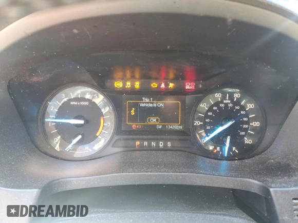 2017 Ford Explorer XLT with VIN 1FM5K7D88HGD78042, listed as a Copart auction lot 48371795 with 134,202 mi miles and Salvage Title. Bid and sale history available at carsss.com. Image 9.