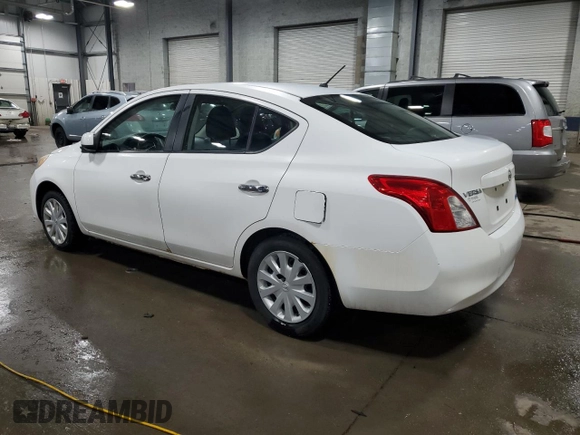 2012 Nissan Versa S with VIN 3N1CN7AP3CL800787, listed as a Copart auction lot 47553145 with 253,628 mi miles and Salvage Title. Bid and sale history available at carsss.com. Image 2.