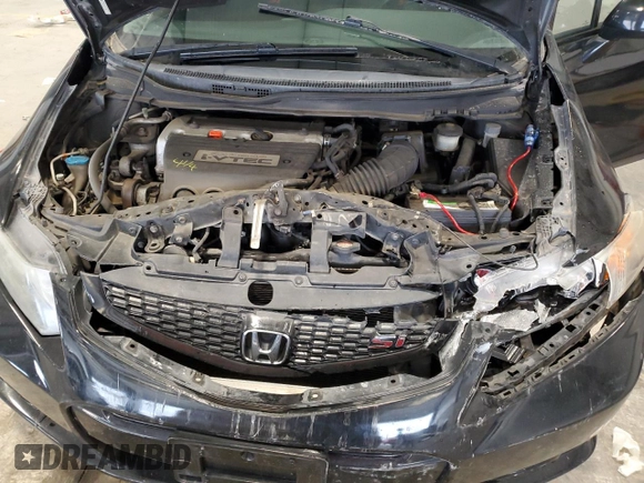 2012 Honda Civic Si with VIN 2HGFG4A53CH708655, listed as a Copart auction lot 55245035 with 141,209 mi miles and Salvage title. Bid and sale history available at DreamBid. Image 11.