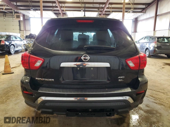 2017 Nissan Pathfinder SL with VIN 5N1DR2MM3HC914121, listed as a Copart auction lot 50707625 with 160,800 mi miles and Salvage Title. Bid and sale history available at DreamBid. Image 6.