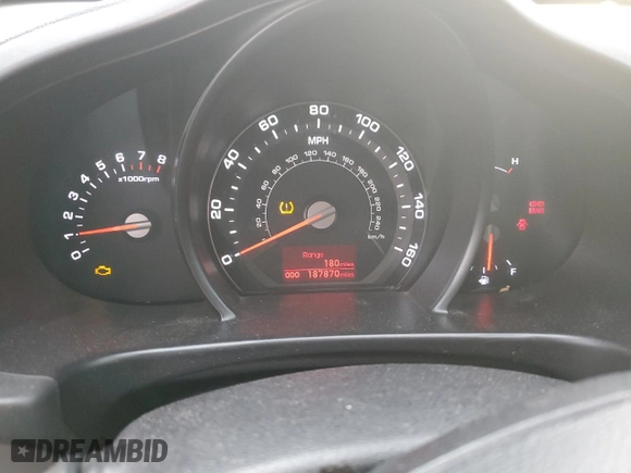 2012 Kia Sportage LX with VIN KNDPB3A2XC7188435, listed as a Copart auction lot 47492475 with 187,870 mi miles and Salvage Title. Bid and sale history available at carsss.com. Image 9.