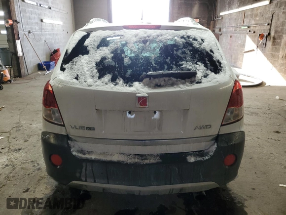 2008 Saturn VUE XE with VIN 3GSDL43N48S689413, listed as a Copart auction lot 42183425 with 126,257 mi miles and Salvage Title. Bid and sale history available at carsss.com. Image 6.