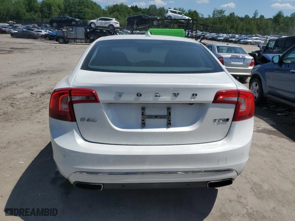 2016 Volvo S60 Inscription T5 Platinum with VIN LYV612TM3GB088346, listed as a Copart auction lot 56229524 with 98,012 mi miles and Salvage Title. Bid and sale history available at carsss.com. Image 6.