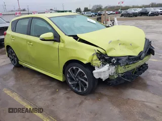 2016 Scion iM with VIN JTNKARJE5GJ503303, listed as a IAAI auction lot 41437957 with 99,653 mi miles. Bid and sale history available at carsss.com. Image 1.