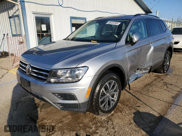 2020 Volkswagen Tiguan SE with VIN 3VV2B7AX7LM098132, listed as a Copart auction lot 48428785 with 80,514 mi miles and Salvage Title. Bid and sale history available at DreamBid. Image 1.