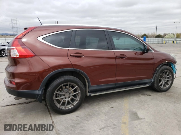 2015 Honda CR-V EX-L with VIN 5J6RM4H73FL009068, listed as a Copart auction lot 52908695 with 78,084 mi miles and Salvage Title. Bid and sale history available at carsss.com. Image 3.