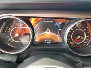 2018 Jeep Wrangler Unlimited Sahara z VIN 1C4HJXEG6JW174944, wystawiony jako Copart lot #54786595 z przebiegiem 81 782 mil mil oraz Szkoda całkowita • Salvage title. Historia ofert i sprzedaży dostępna na DreamBid. Obrazek 9.
