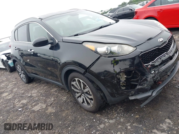 2017 Kia Sportage EX with VIN KNDPN3AC0H7075861, listed as a IAAI auction lot 42343034 with 35,316 mi miles and . Bid and sale history available at DreamBid. Image 1.
