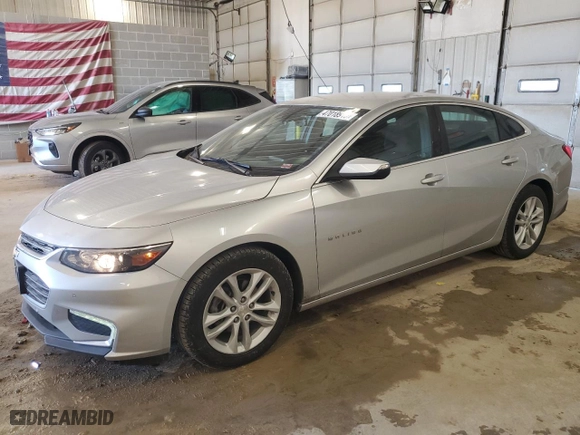 2016 Chevrolet Malibu LT with VIN 1G1ZE5ST3GF339350, listed as a Copart auction lot 47018915 with 122,892 mi miles and Salvage Title. Bid and sale history available at carsss.com. Image 1.