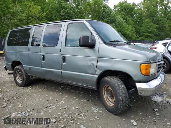 2006 Ford Econoline Passenger XL with VIN 1FBNE31L56HA16906, listed as a Copart auction lot 55937755 with 216,416 mi miles and Salvage title. Bid and sale history available at DreamBid. Image 4.