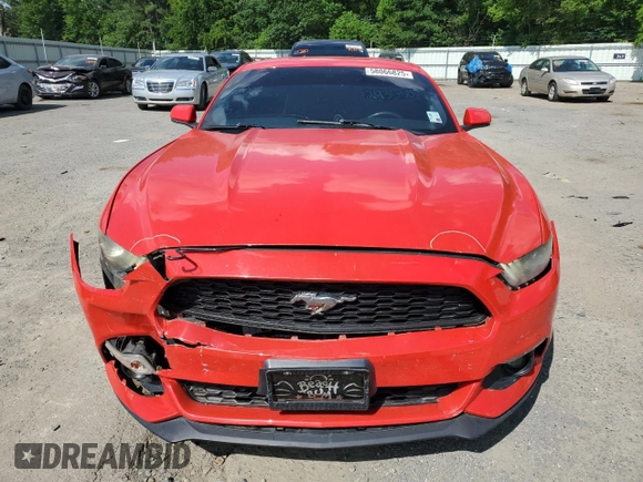 2016 Ford Mustang EcoBoost with VIN 1FA6P8TH7G5243748, listed as a Copart auction lot 58066825 with 117,262 mi miles and Salvage title. Bid and sale history available at DreamBid. Image 5.