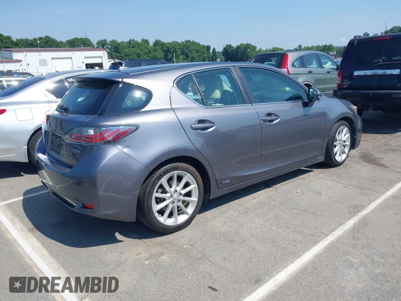 2012 Lexus CT 200h with VIN JTHKD5BH5C2060652, listed as a IAAI auction lot 42634101 with 163,864 mi miles and . Bid and sale history available at DreamBid. Image 4.