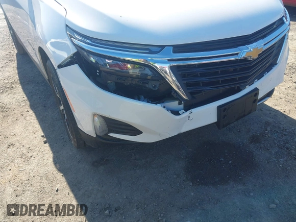 2022 Chevrolet Equinox LT with VIN 3GNAXKEV8NL163044, listed as a IAAI auction lot 41202331 with 19,389 mi miles and . Bid and sale history available at DreamBid. Image 6.