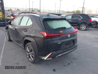 2021 Lexus UX with VIN JTHE9JBH5M2054228, listed as a IAAI auction lot 41651686 with 35,955 mi miles. Bid and sale history available at carsss.com. Image 3.
