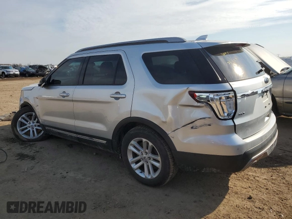 2017 Ford Explorer XLT with VIN 1FM5K7DH6HGB04709, listed as a Copart auction lot 47394655 with 99,291 mi miles and Salvage Title. Bid and sale history available at carsss.com. Image 2.