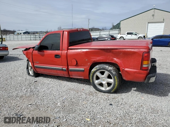1999 Chevrolet Silverado 1500 with VIN 1GCEC14W4XZ131228, listed as a Copart auction lot 48133395 with 249,794 mi miles and Salvage Title. Bid and sale history available at carsss.com. Image 2.