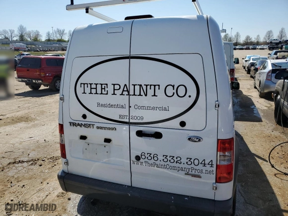 2013 Ford Transit Connect XL with VIN NM0LS7CN8DT157297, listed as a Copart auction lot 48245324 with NaN miles and Salvage Title. Bid and sale history available at carsss.com. Image 6.