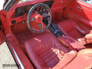 1981 Chevrolet Corvette with VIN 1G1AY8767BS415340, listed as a Copart auction lot 78445014 with 25,292 mi miles and Salvage Title. Bid and sale history available at carsss.com. Image 8.