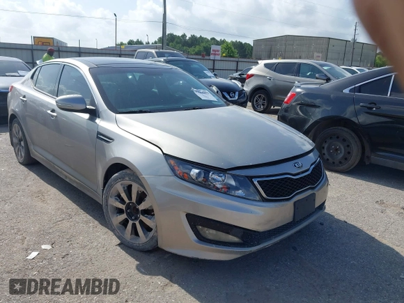 2013 Kia Optima SX with VIN 5XXGR4A63DG231400, listed as a IAAI auction lot 42518098 with 168,364 mi miles and . Bid and sale history available at DreamBid. Image 1.