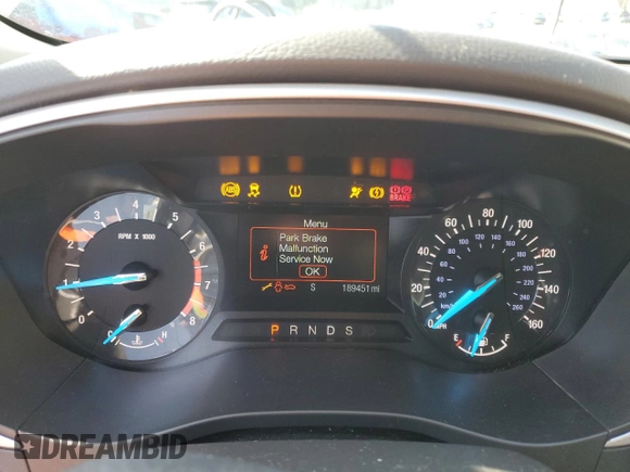 2015 Ford Fusion SE with VIN 3FA6P0H71FR210483, listed as a Copart auction lot 44311035 with 189,451 mi miles and Non Repairable. Bid and sale history available at DreamBid. Image 9.