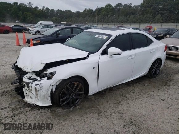 2016 Lexus IS 350 with VIN JTHCE1D23G5012266, listed as a Copart auction lot 70560524 with 52,421 mi miles and Salvage Title. Bid and sale history available at DreamBid. Image 1.
