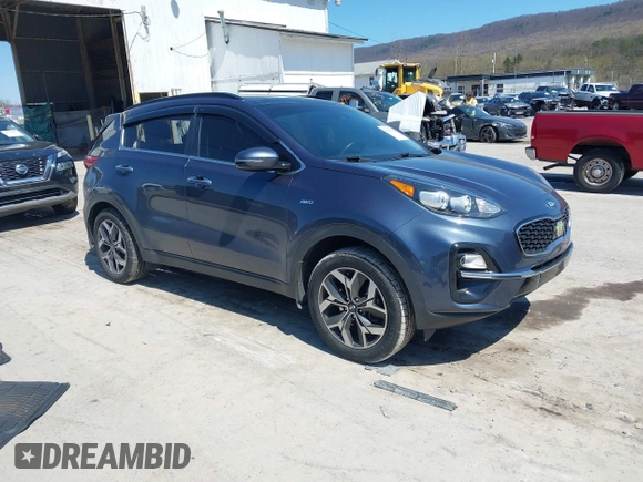 2020 Kia Sportage EX with VIN KNDPNCAC3L7752538, listed as a IAAI auction lot 42060920 with 68,740 mi miles and . Bid and sale history available at DreamBid. Image 1.
