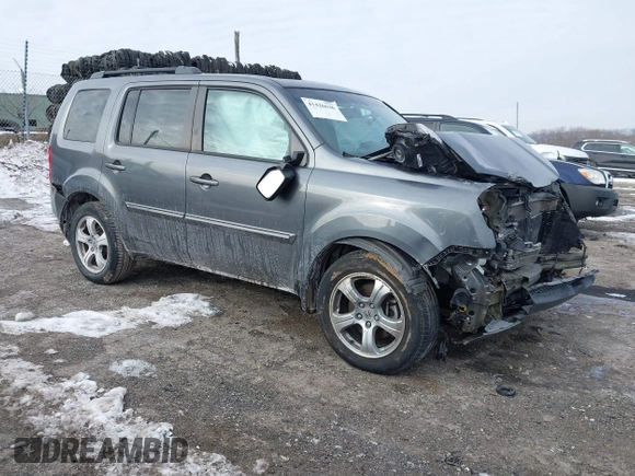 2013 Honda Pilot EX-L with VIN 5FNYF4H65DB001749, listed as a IAAI auction lot 41426636 with 129,912 mi miles and . Bid and sale history available at carsss.com. Image 1.
