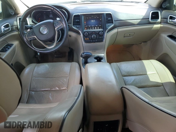 2014 Jeep Grand Cherokee Overland with VIN 1C4RJECG9EC173693, listed as a Copart auction lot 53747045 with 73,234 mi miles and Non Repairable. Bid and sale history available at carsss.com. Image 8.
