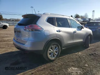 2016 Nissan Rogue SV with VIN KNMAT2MV3GP696657, listed as a Copart auction lot 43572145 with 120,728 mi miles and Salvage Title. Bid and sale history available at carsss.com. Image 3.