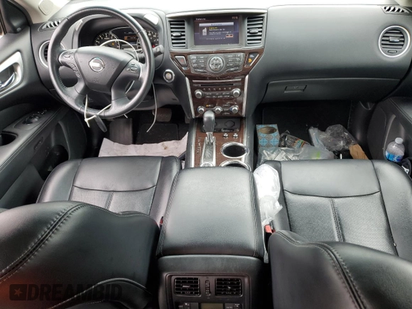 2015 Nissan Pathfinder SV with VIN 5N1AR2MM4FC675811, listed as a Copart auction lot 60629645 with 77,661 mi miles and Salvage title. Bid and sale history available at DreamBid. Image 8.
